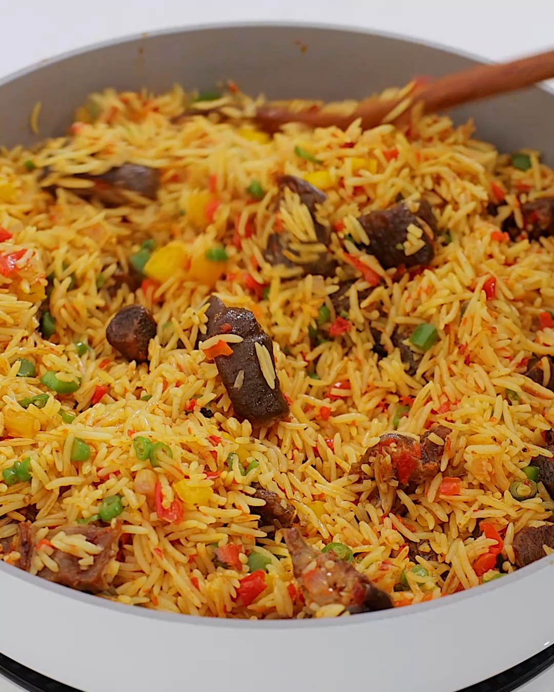 How to Make Goat Meat Fried Rice | Easy & Flavorful Nigerian Fried Rice ...