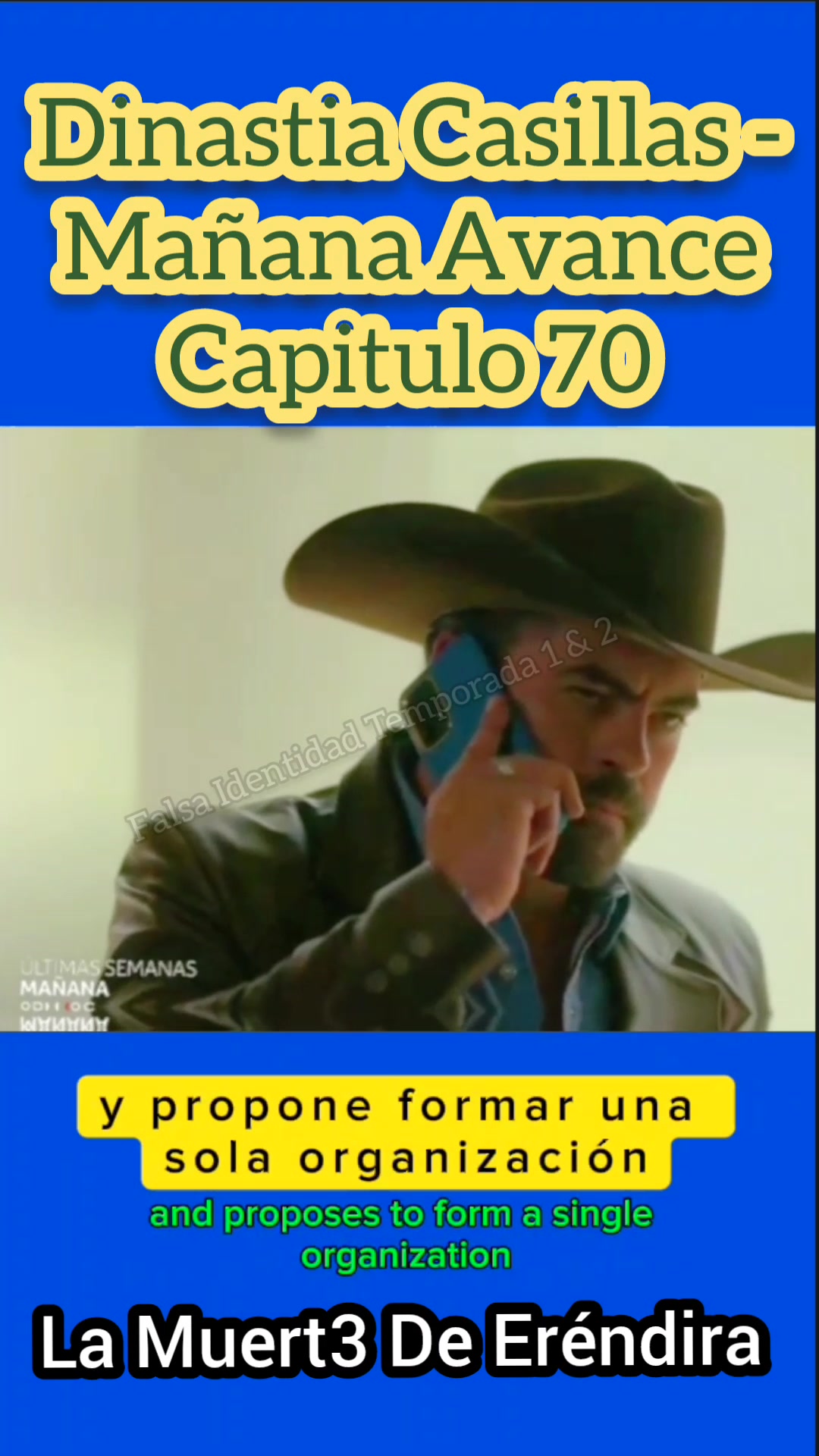 🔻 Mañana - Avance Capitulo 70 - Dinastia Casillas. 😢 La Mu3rt3 de ...