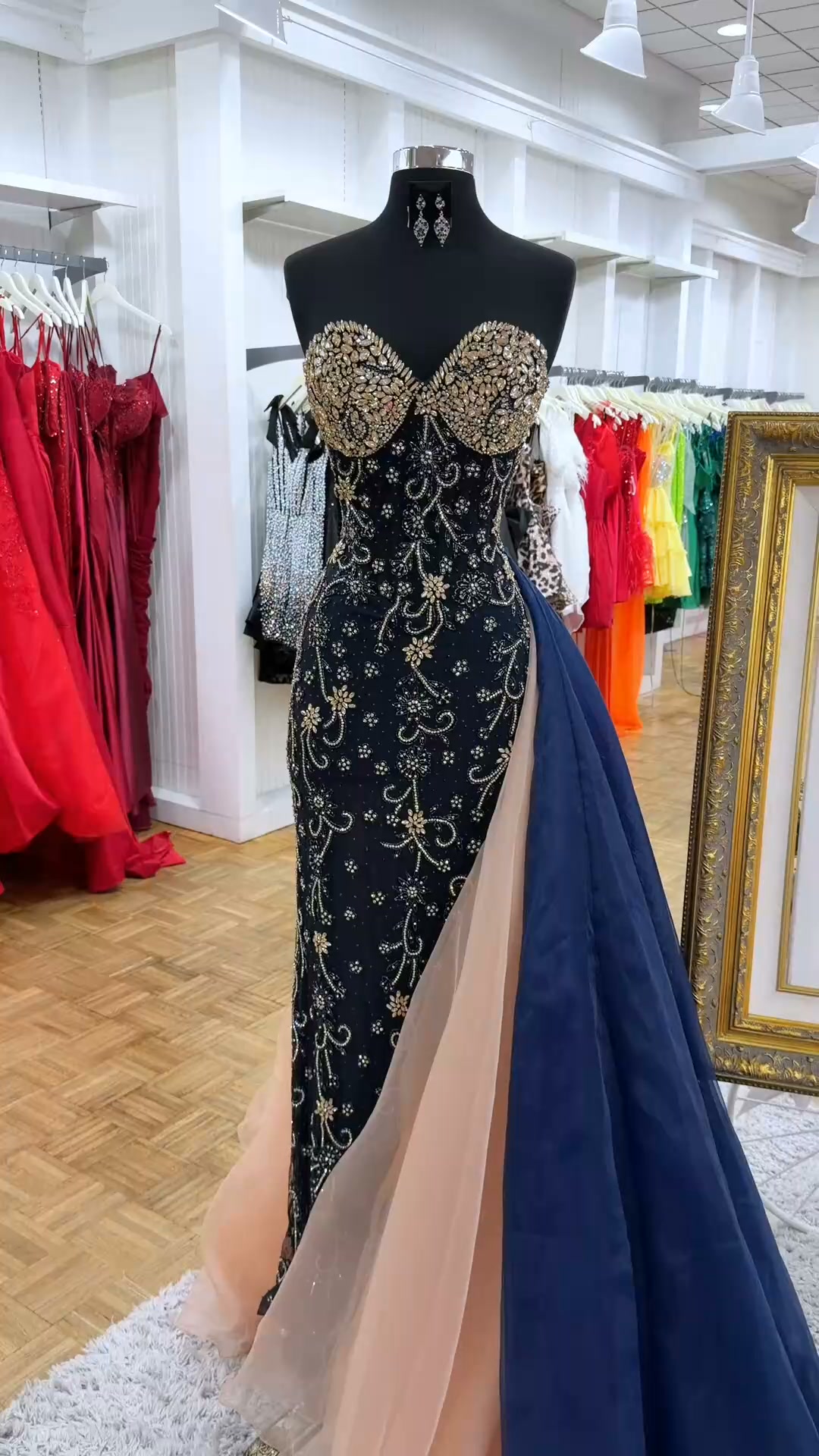 two ways to steal the show 🔴🖤, 👑 Madison Avenue Prom & Pageant | Richmond, KY, 💳 layaway available | 📦 shipping available, 📏 shop sizes 00–24 in store, up to size 40 by order