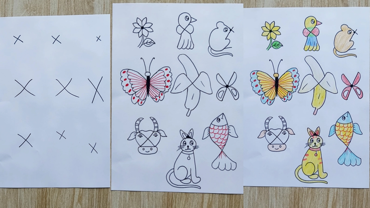 X Drawing Easy For Kids Drawing Prompts For Kids, Adults, And Teens