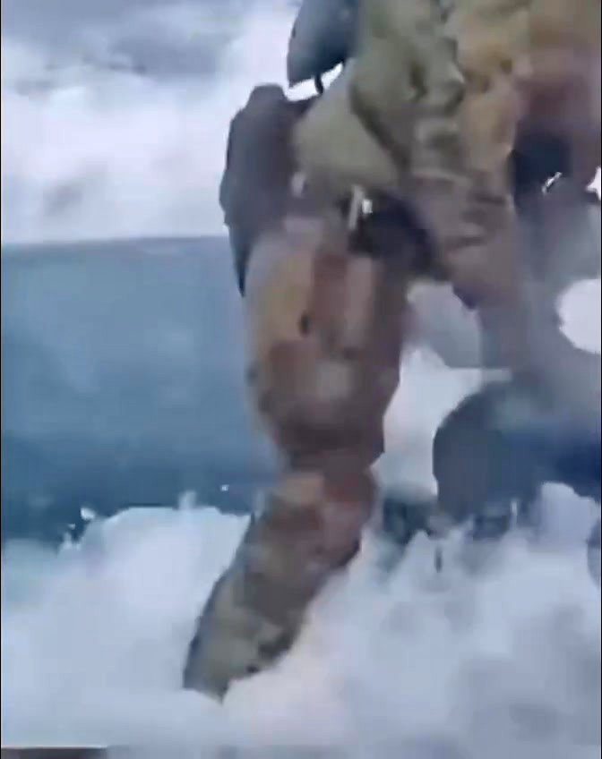 Dramatic video shows Coast Guard leaping onto submarine carrying 17,000 ...