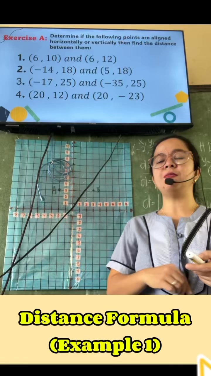 Distance Formula (Example 1) #mathematics #Math8 #mathtutor #mathlesson ...