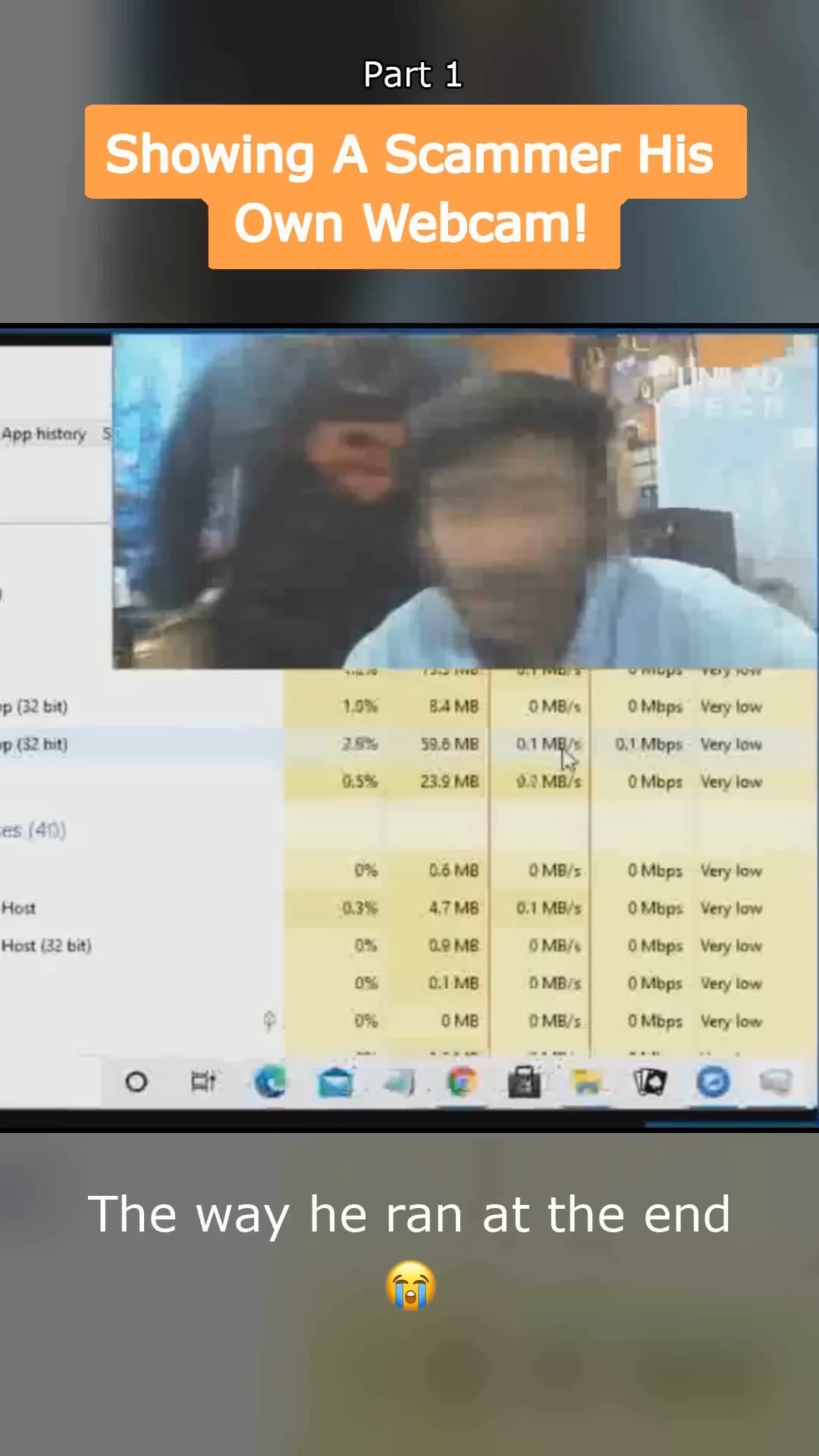 Showing a scammer his own webcam! | Scambaiter | Facebook
