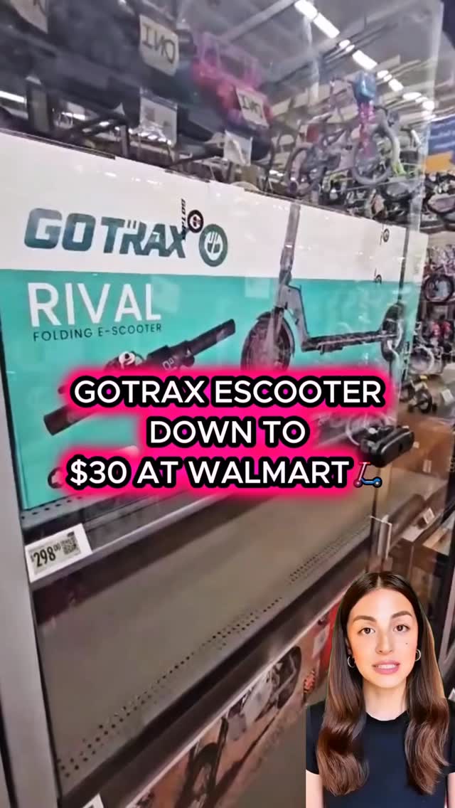 ESCOOTER DOWN TO $30 AT WALMART 🛴 This GOTRAX electric scooter is