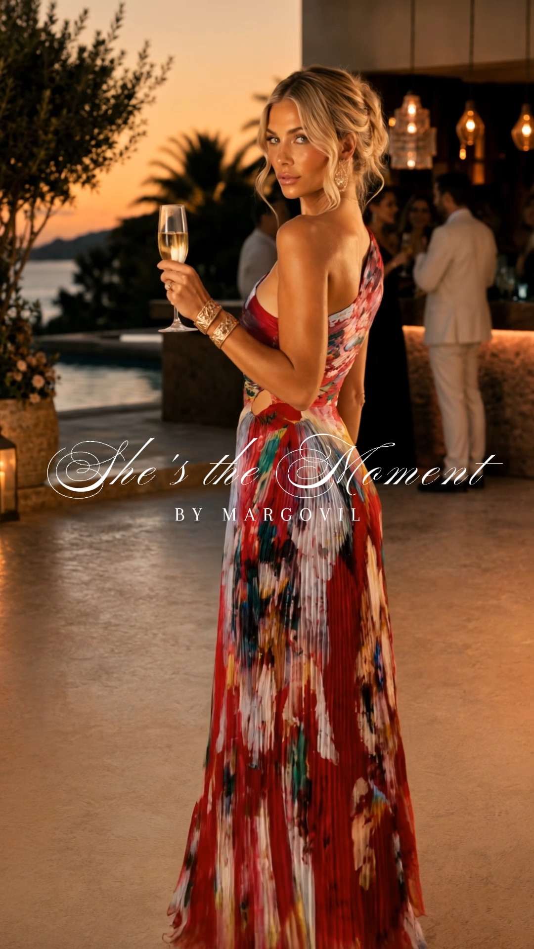 silver party dress ZAPAKA Women Sequins Prom Spaghetti Straps Dress with Slit, Silver / XL line silhouette chic Size:42 inch Carmen Marc Valvo Infusion