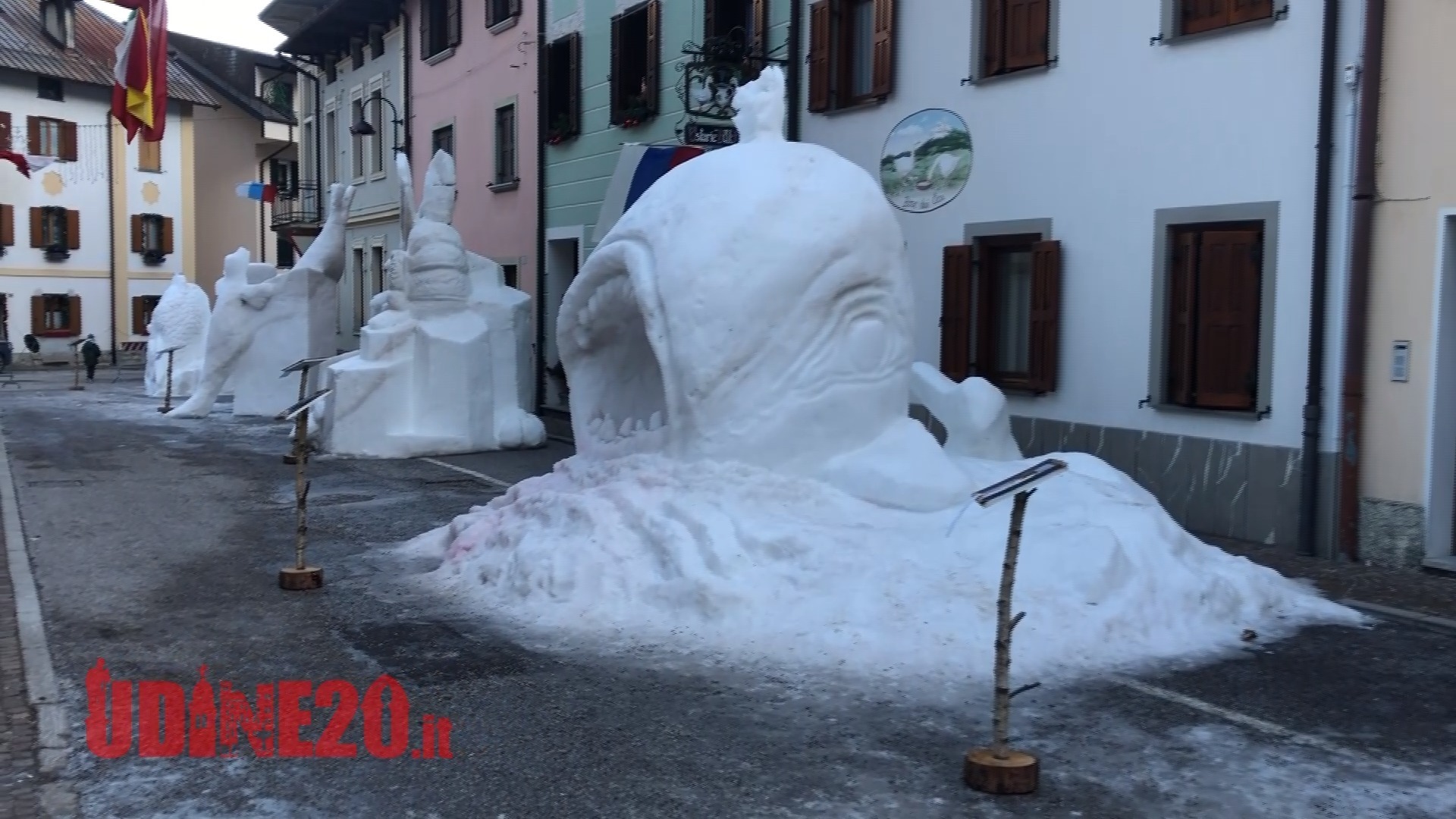 Pontebba Snow Art | Siete stati a vedere le sculture di ghiaccio a ...