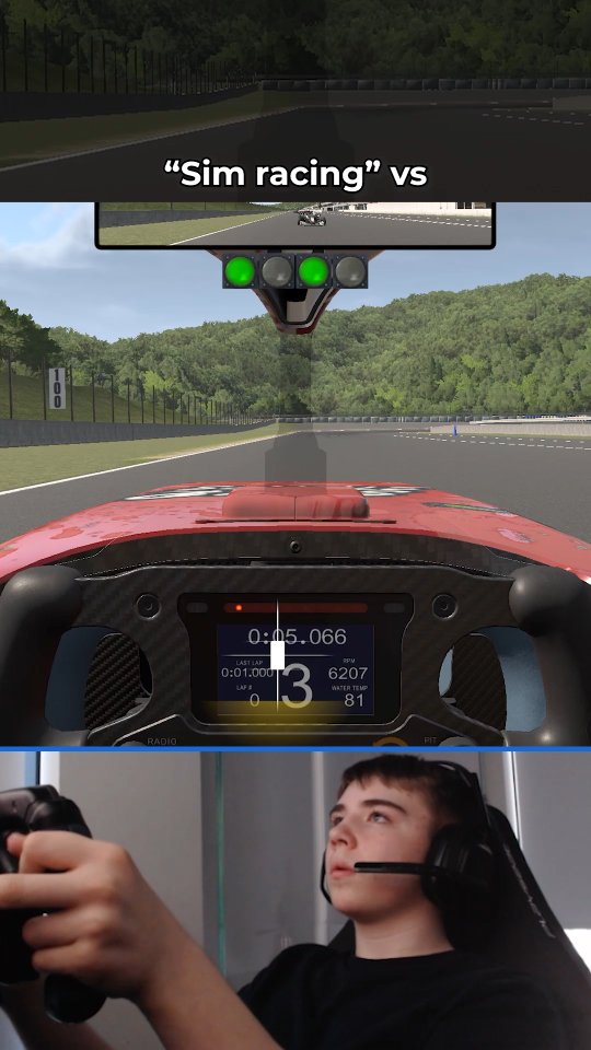FAKE sim racing vs REAL sim racing #F1 #Formula1 #Simracing #Racing # ...