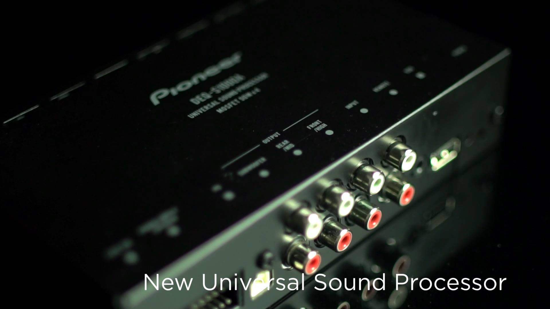 Pioneer DEQ-S1000A Universal Sound Processor | Pioneer Car