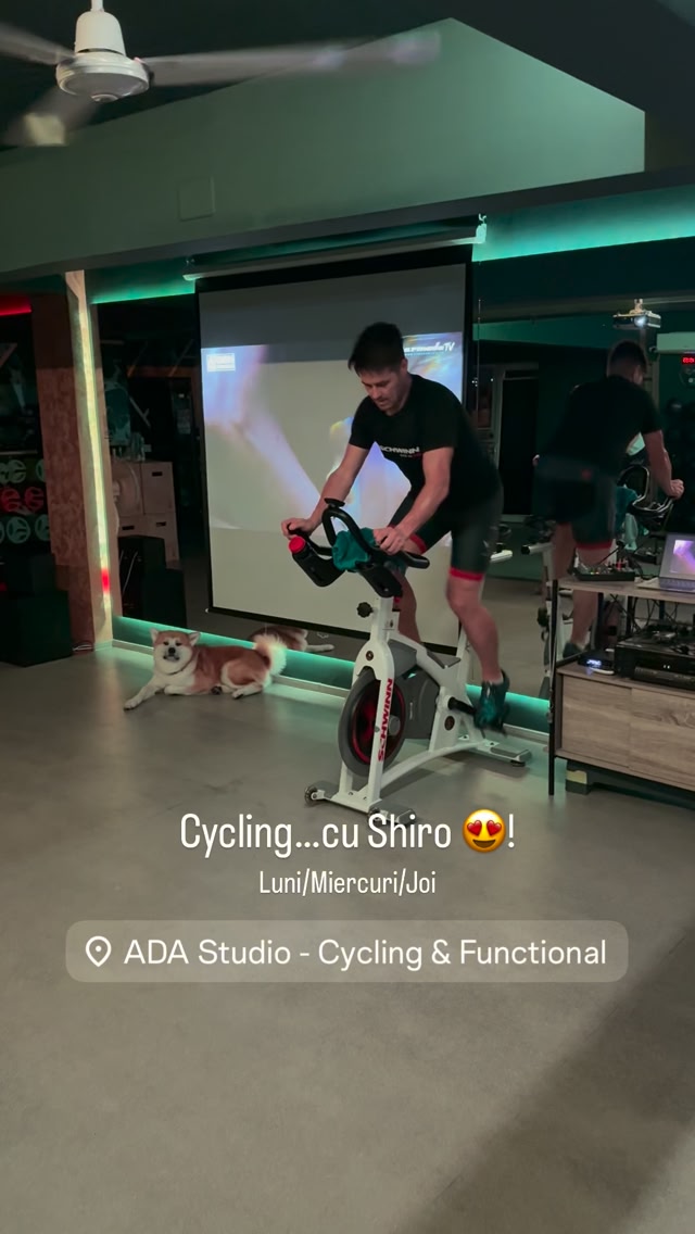 Daca Shiro poate…poti si tu 🤣! @ada.studio_cycling.functional # ...