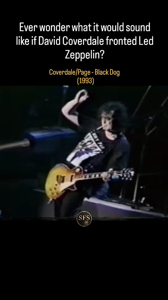 Here's a bootleg clip from 1993 of David Coverdale performing