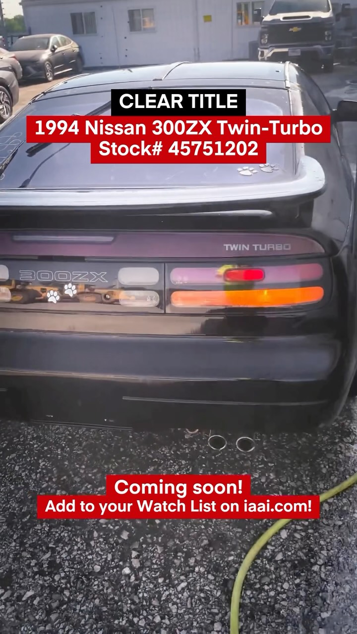 🐾 JDM ICON COMING TO AUCTION!🐾 This 1994 Nissan 300ZX Twin Turbo