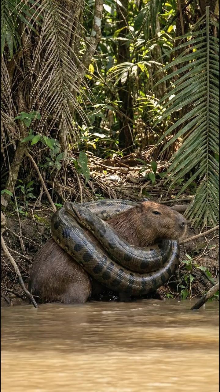 GIANT PYTHON coiling a CHEETAH #nature #animals #wildlife #cheetah # ...