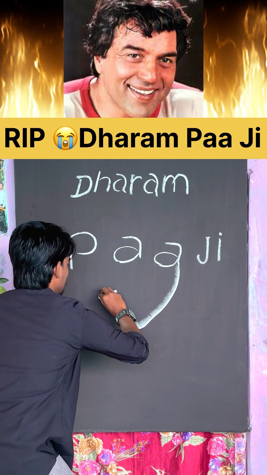 RIP 😭 Dharam Paa ji 🙏🙏 #Dharmendra #dharmendradeol #bollywood #RIP ...