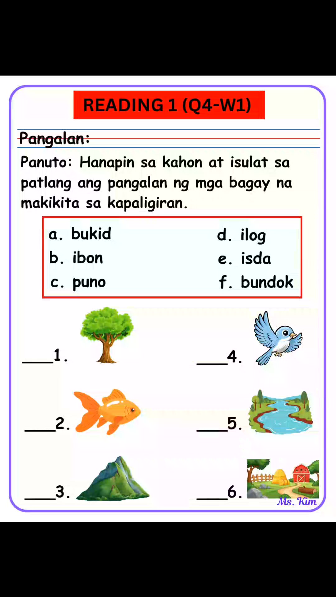 QUARTER 4-WEEK 1 💖GRADE ONE 💖 WORKSHEET 💖ALL SUBJECTS 💖GMRC 💖 MAKABANSA ...