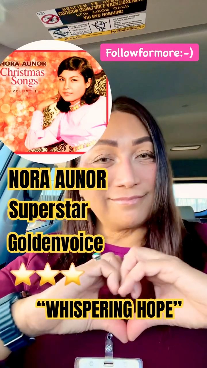 52 DAYS NA LANG PASKO NA!! SUPERSTAR NATIONAL ARTIST NORA AUNOR SINGING ...