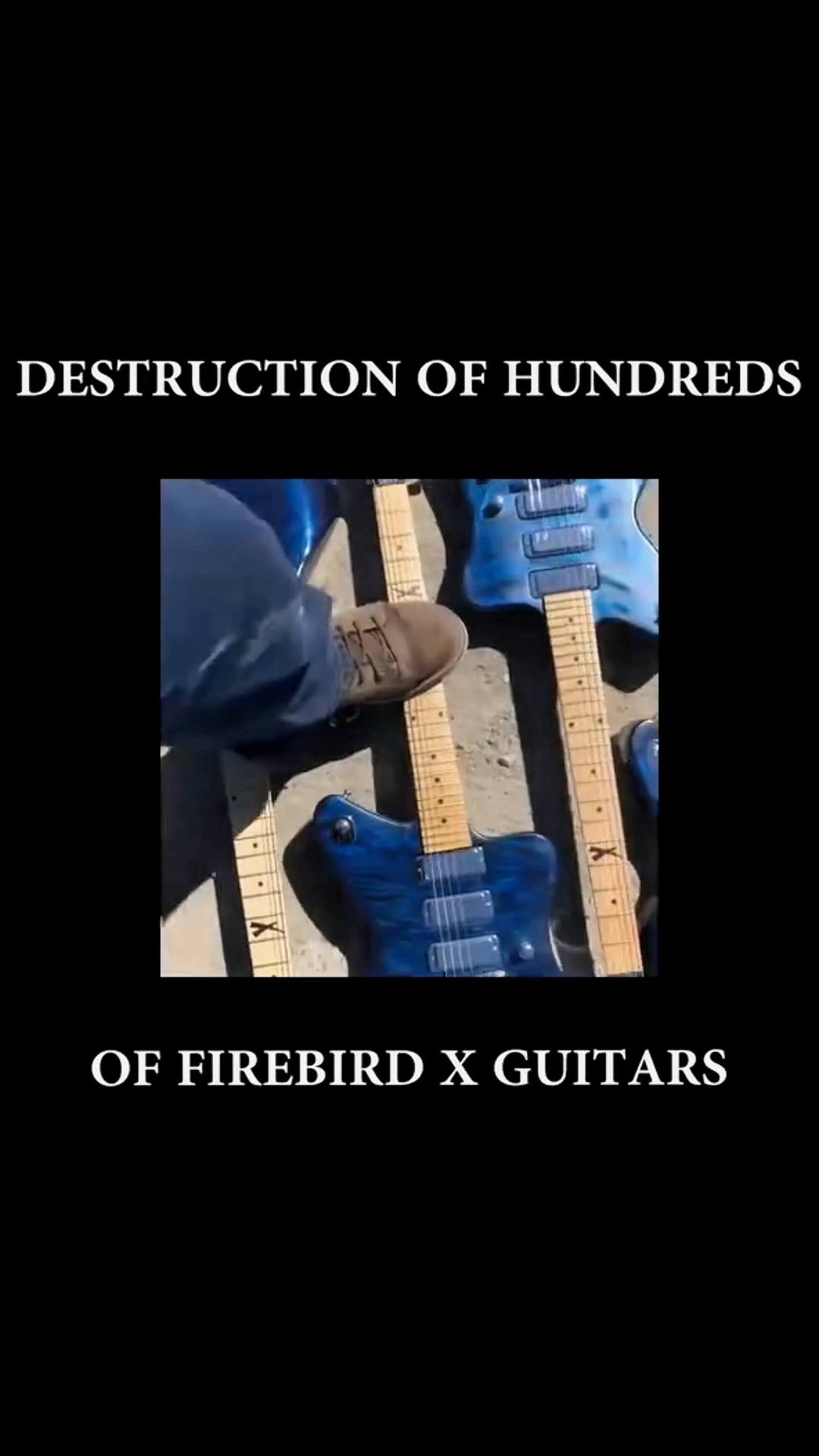 These Gibson Firebird X guitars were released in 2010 with a