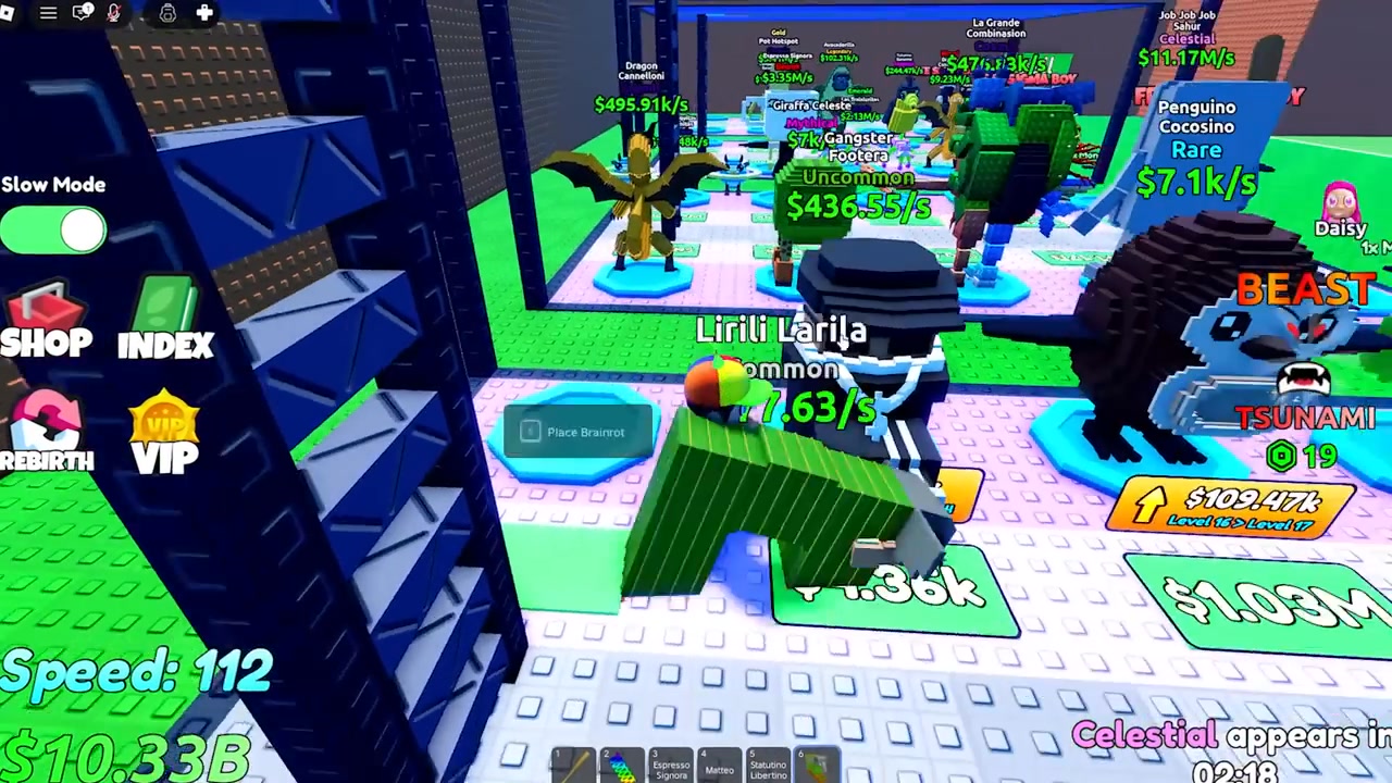 Escape The TSUNAMI For BRAINROTS in Roblox! #johnnyandmarty #new #viral ...