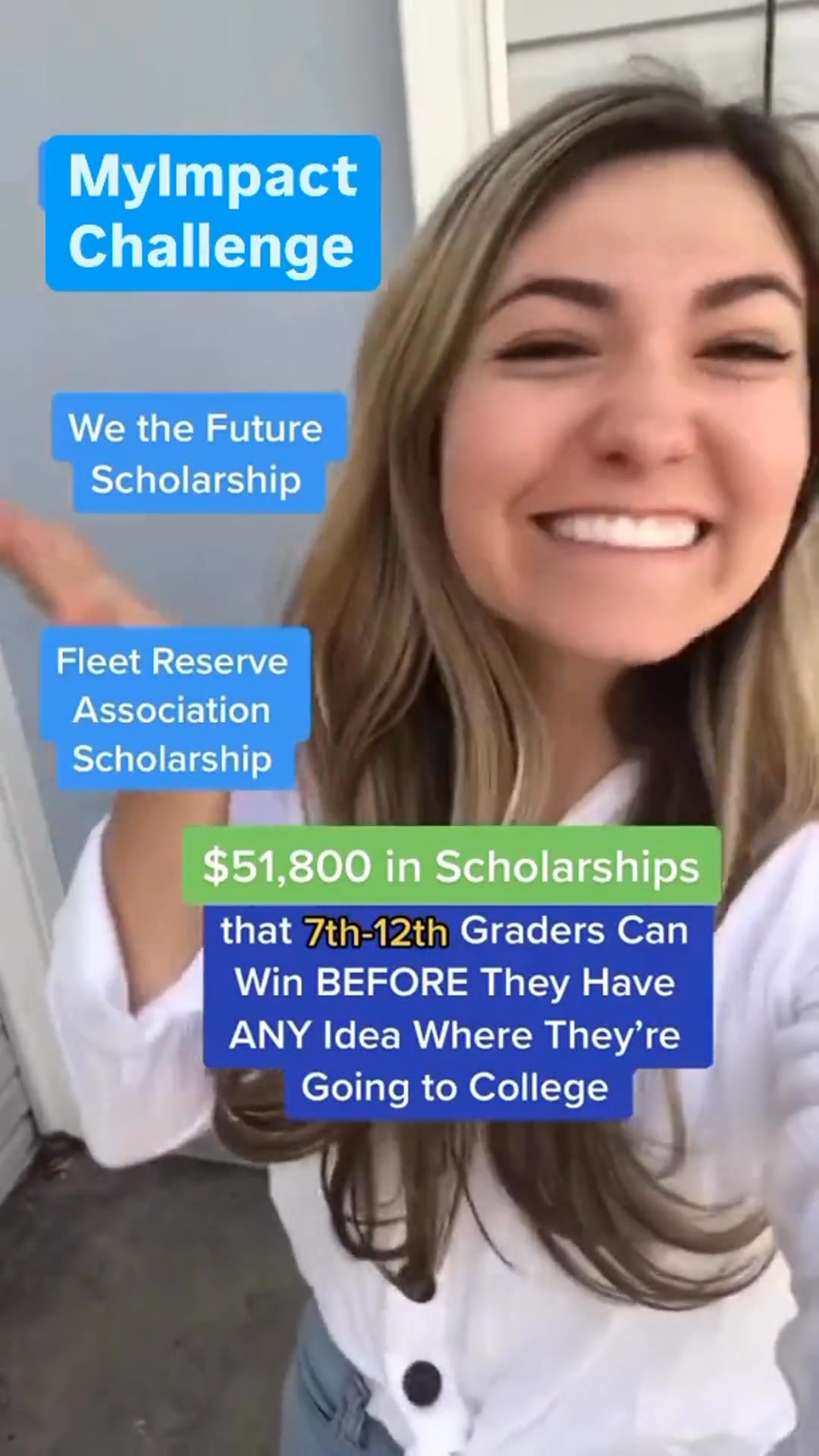 PARENTS, my free scholarship class is at the link on my profile ...