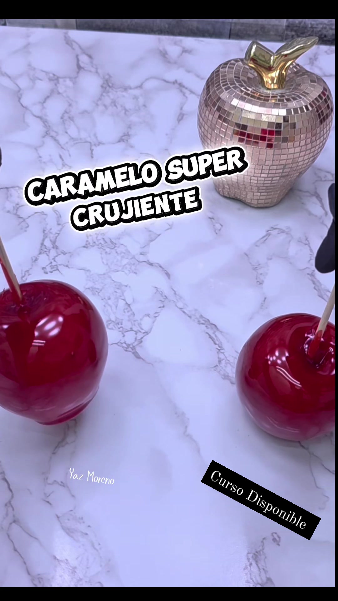 🍎🍎🍎CARAMELO CRUJIENTE 🍎🍎🍎 LOGRA MARAVILLOSAS MANZANAS 😍👇👇 Así debe
