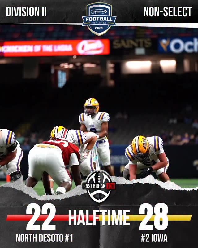 Plenty of offense in the first half as Iowa leads North DeSoto in the ...