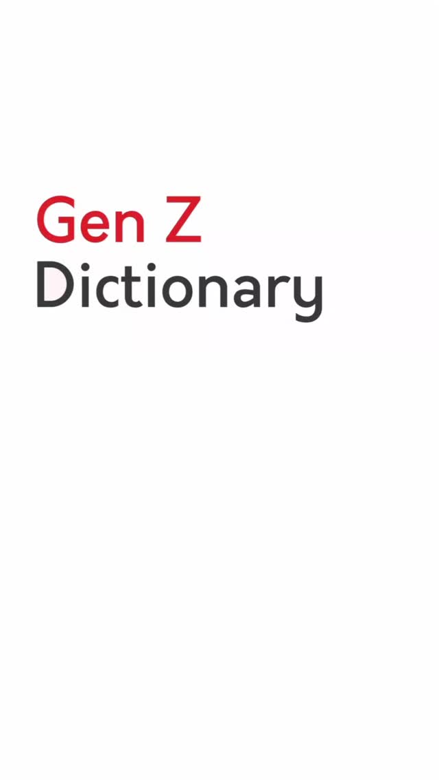 Gen z dictionary كلمات gen z #learnenglish #english #vocabulary #تعلم ...