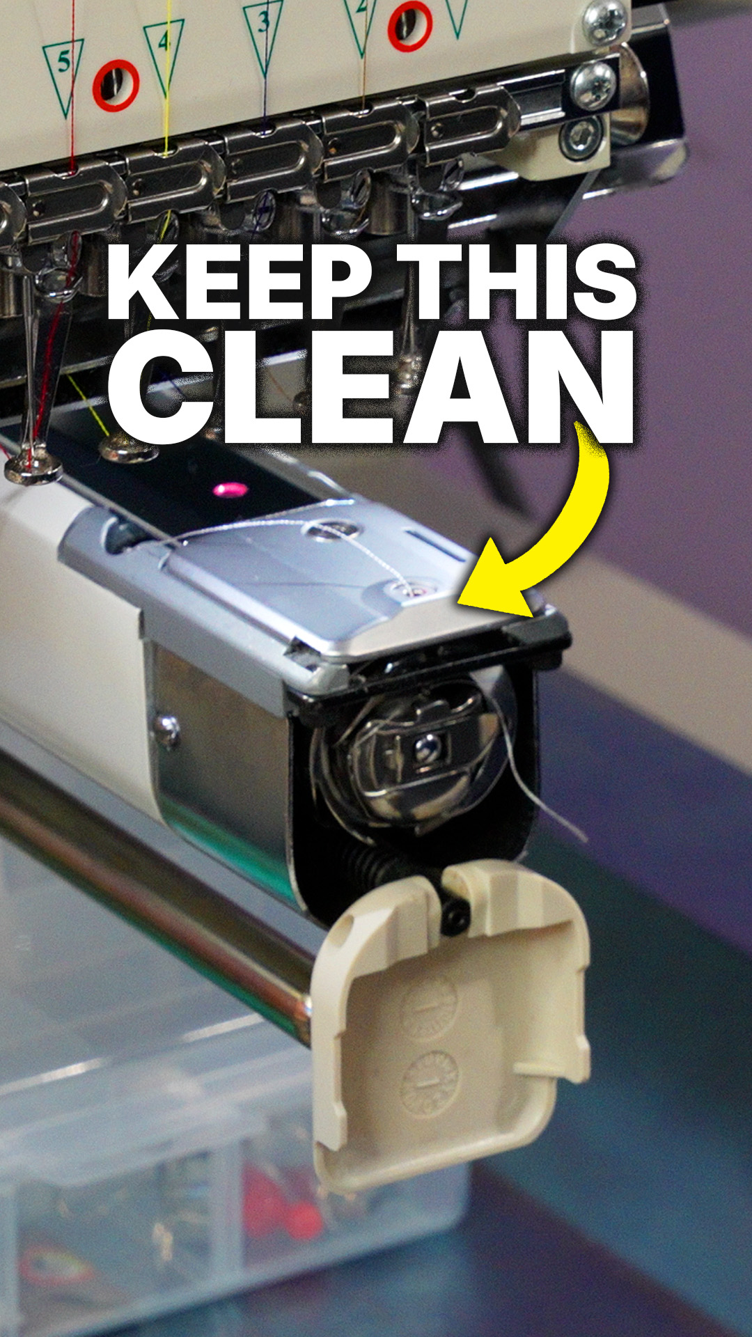 Save this video to remember! 💡 Why does my embroidery keep nesting ...