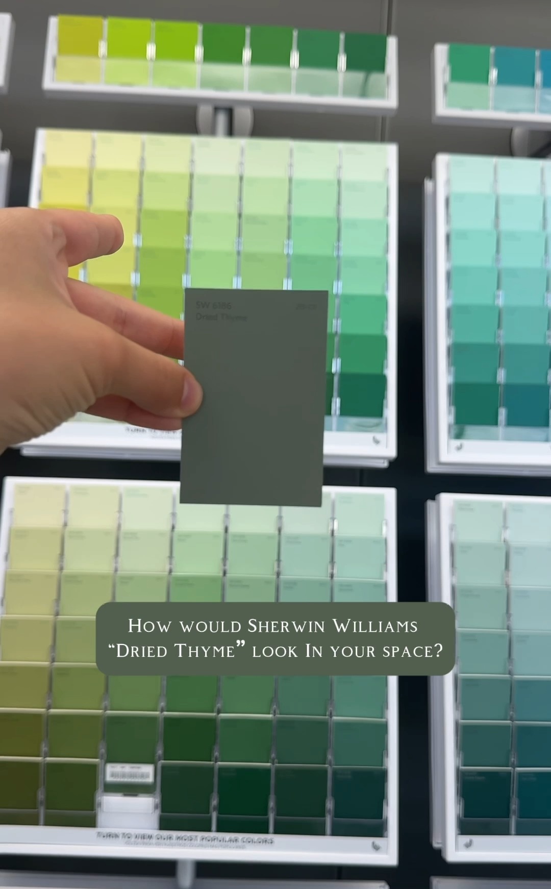 A little color sample doesn’t tell the whole story. But once it’s on ...