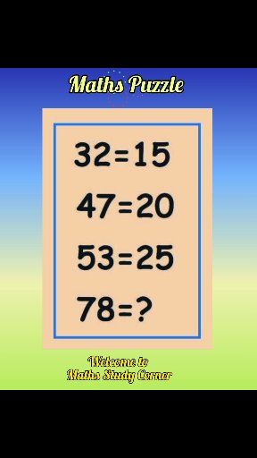🔥 Maths Puzzle 🧐 #reelsviralシfb #reelschallenge #maths #puzzle # ...