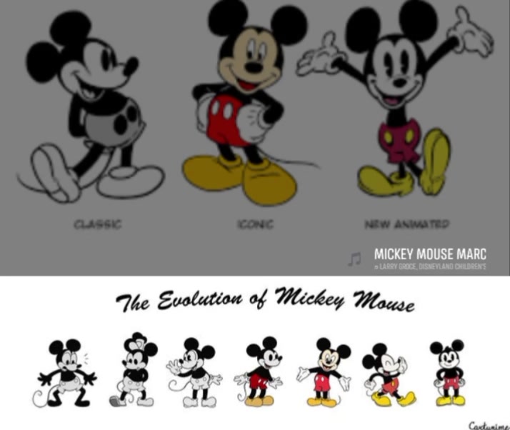 Today's Mickey isn't the same as the Mickey of old.