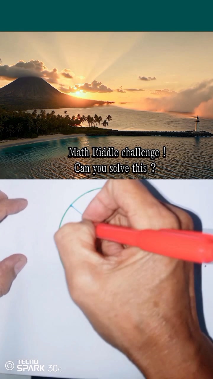 Try to solve this math riddle challenge ! Drop.your answer in the ...