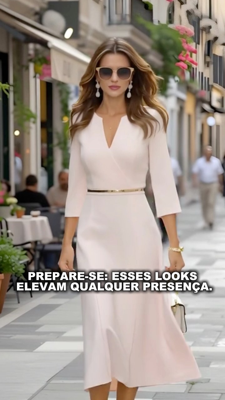 Mulher elegante, chique e poderosa — referência em moda feminina, com ...
