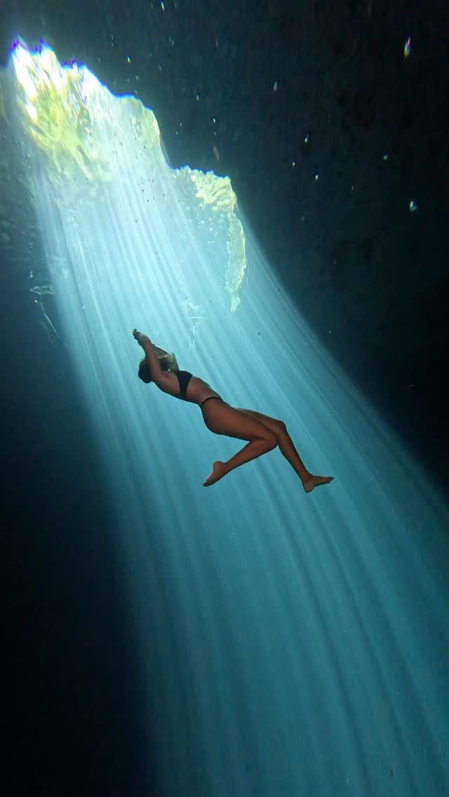 And then everything went silent. #cenotes #cenote #mexico # ...
