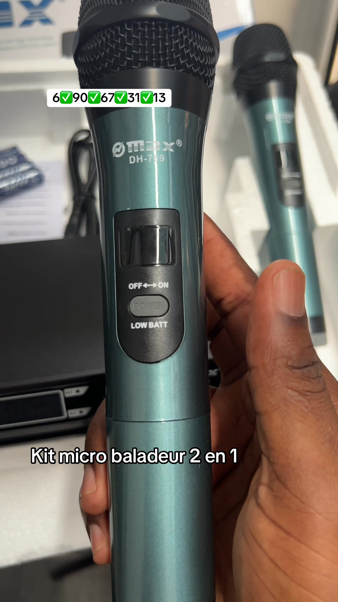 Microphone baladeur 2 en 1 déjà disponible. Prix : 49900 FCFA Tel ...
