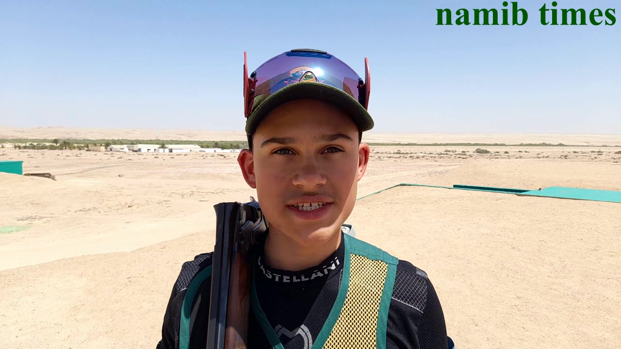 Young South African clay target shooter, Mason le Roux shared his ...