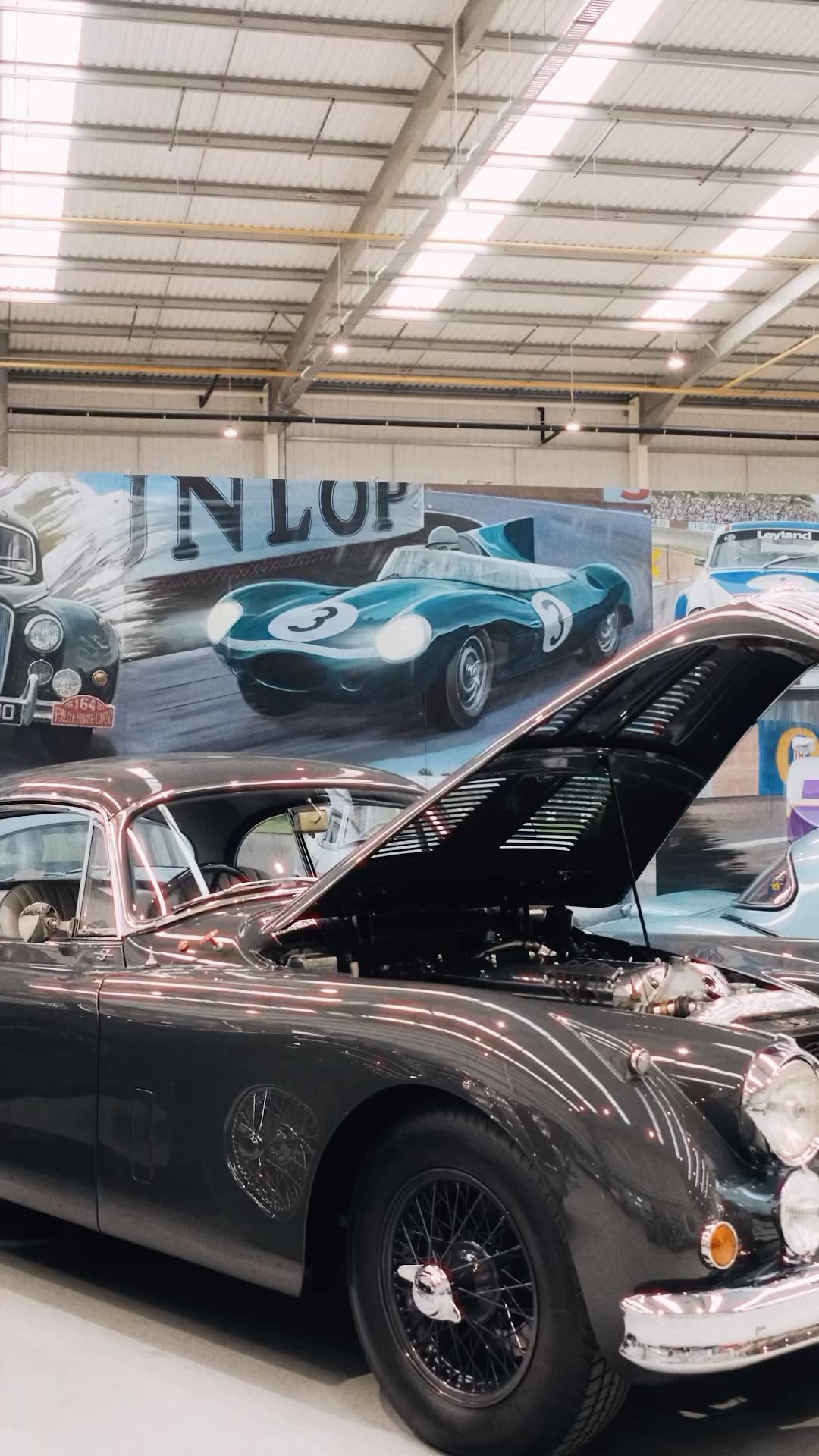 A look at our beautiful Jaguar XK150 S, with engine modifications