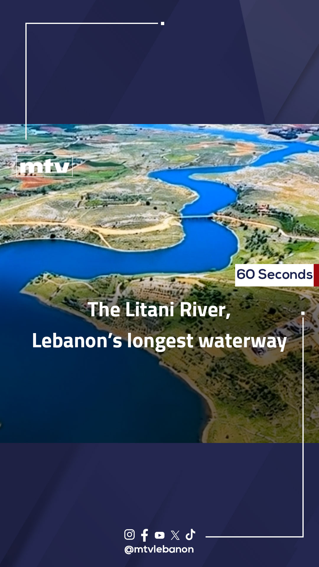 The Litani River, Lebanon’s longest waterway and a vital natural ...