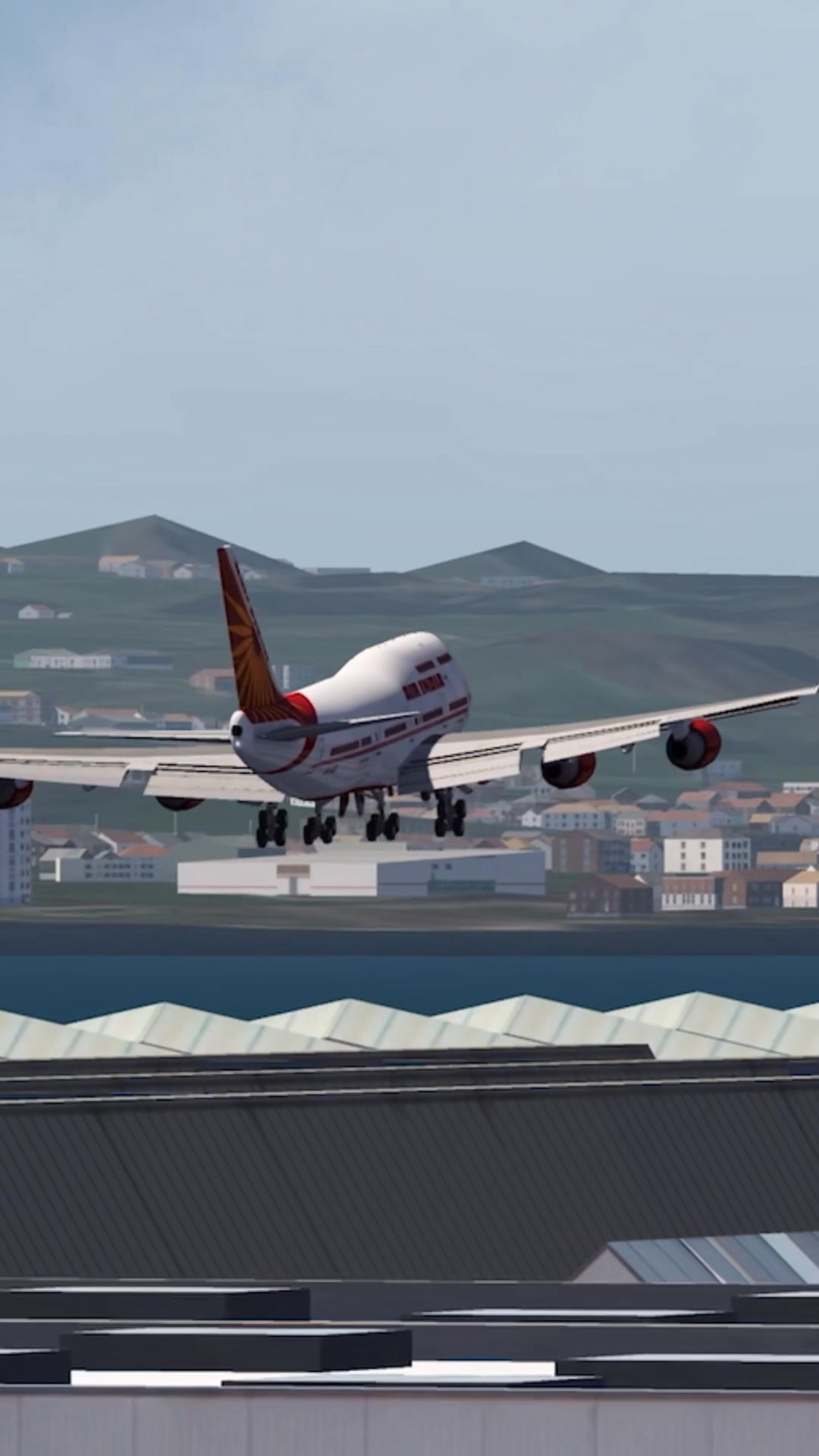 Air India 😱 Hard Takeoff #aeroflyfsglobal2026 #AirIndia #aviation # ...