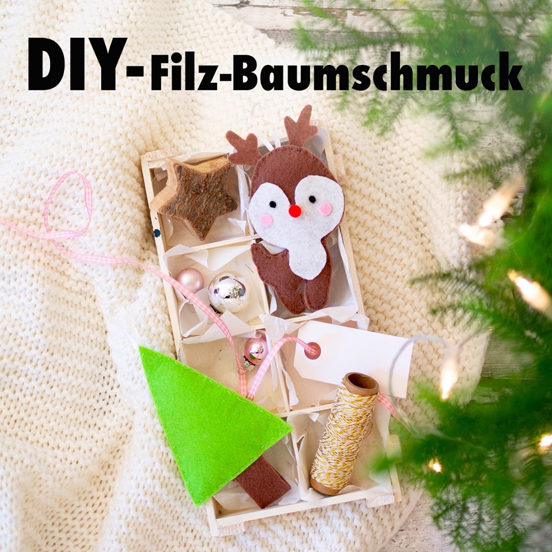 🦌 Rudolf ist eine unserer Lieblingsfiguren in den Weihnachtsgeschichten! Brauchst du auch einen Wegweiser, der dich mit seiner leuchtenden Nase durch den kalten Winter begleitet? ✨❄️ Dann näh' dir