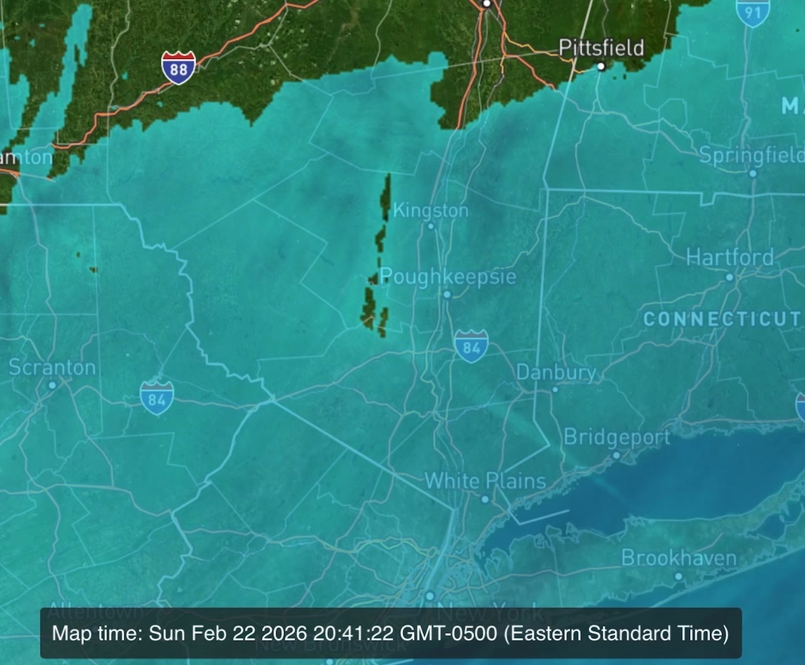 936pm Sunday, 2/22/26 Weather radar update | Hudson Valley Weather ...