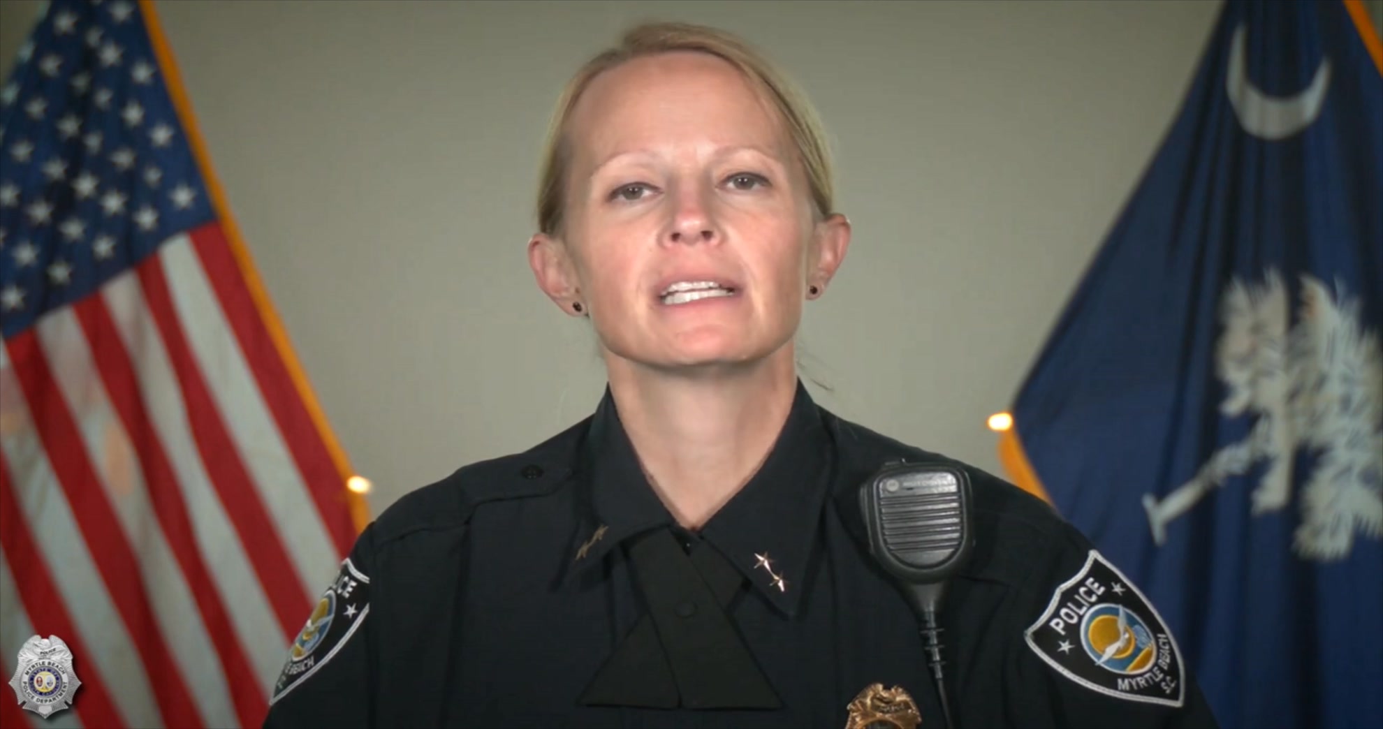 The Myrtle Beach Police Chief Amy Prock released video of the April ...