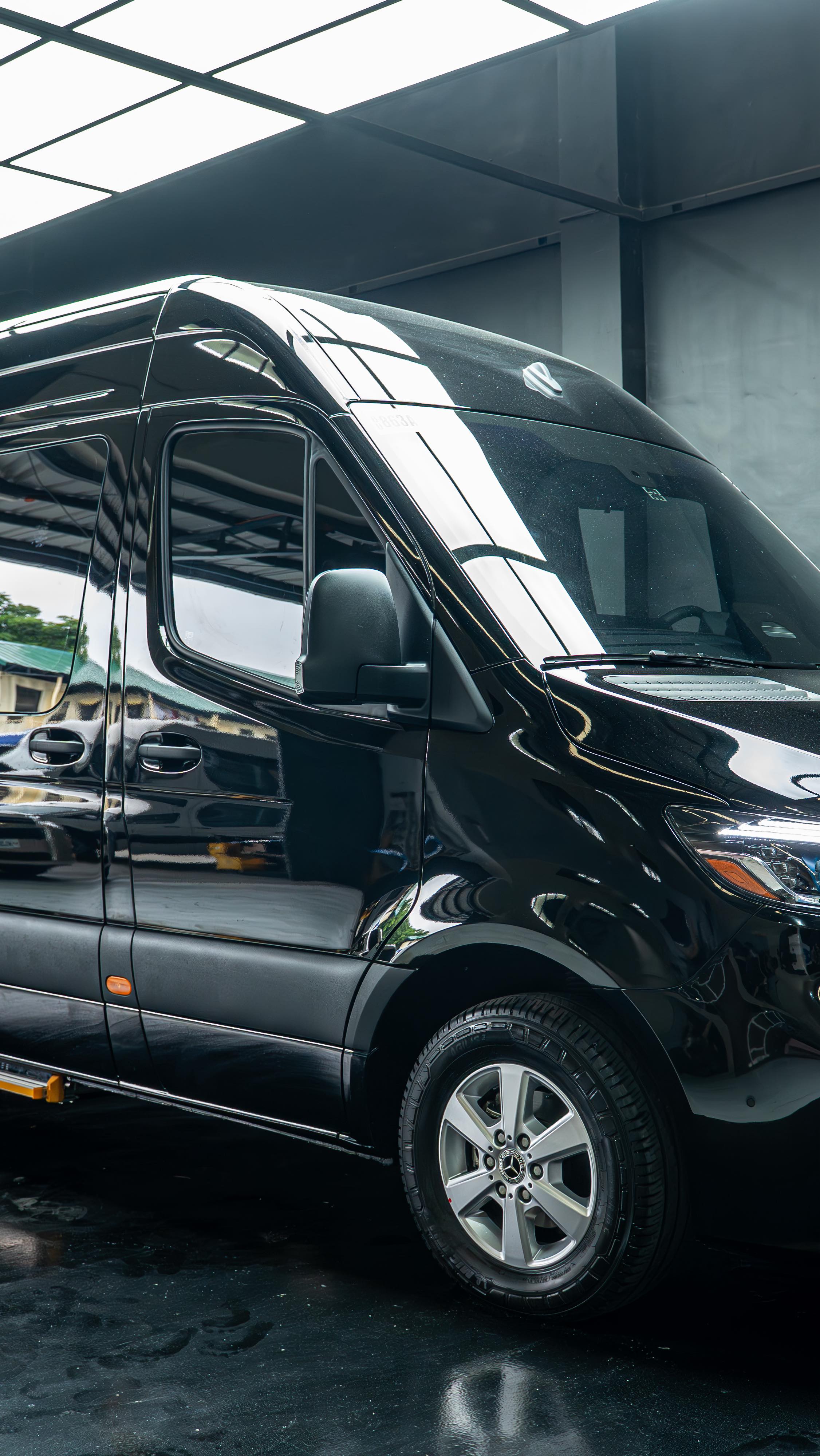Elevated, handcrafted Mercedes-Benz Sprinter interior — a seamless ...