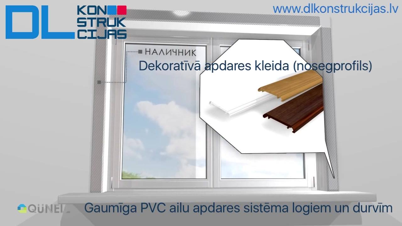 PVC aiļu apdares sistēma | Gaumīga un skaista logu un durvju PVC aiļu ...