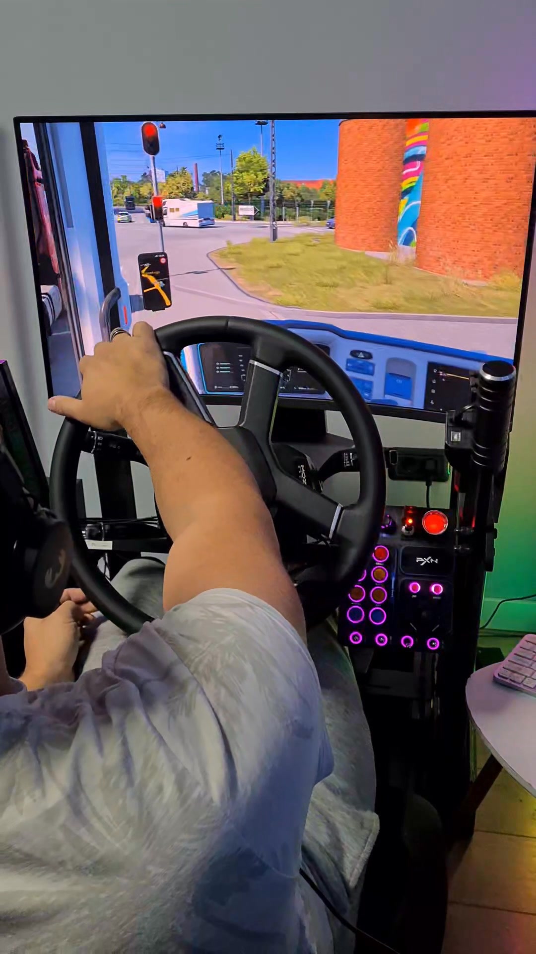 Crazy Driver Mode: ON! #dondaddygamer #nextlevelracing #mozaracing # ...