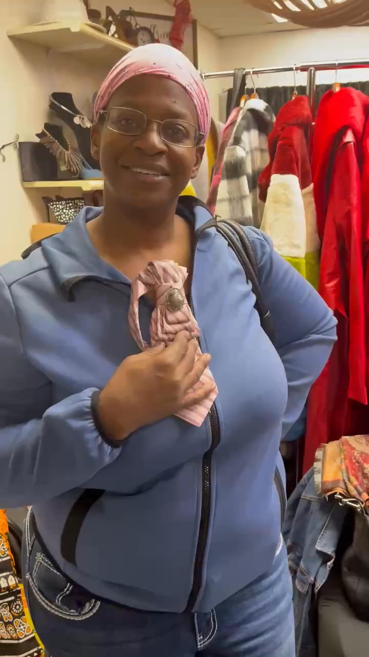 Thank you my niece for driving all the way from NC to come to the popup ...