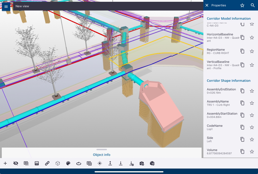 Test tính năng model viewer từ ứng dụng Trimble Connect trên Ipad. Chất ...
