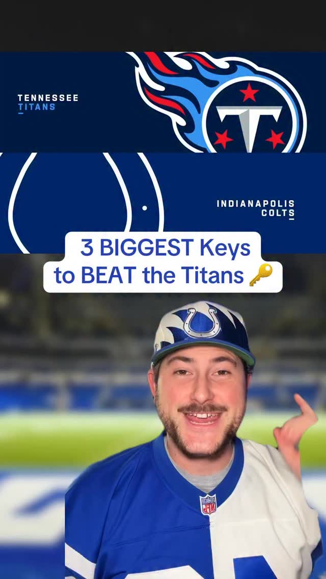 The 3 BIGGEST Keys for the Colts to BEAT the Titans today _ _ _ #colts ...