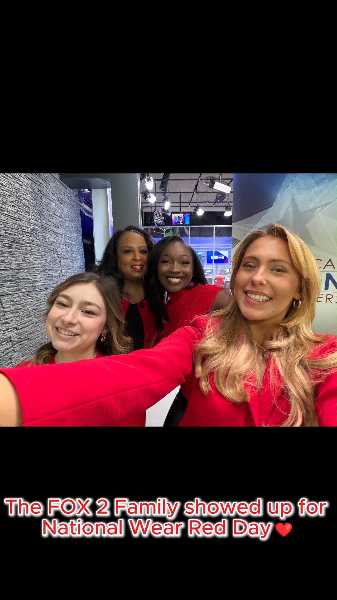 ️ We wore red today — together. Our FOX 2 family showed up for Wear Red ...