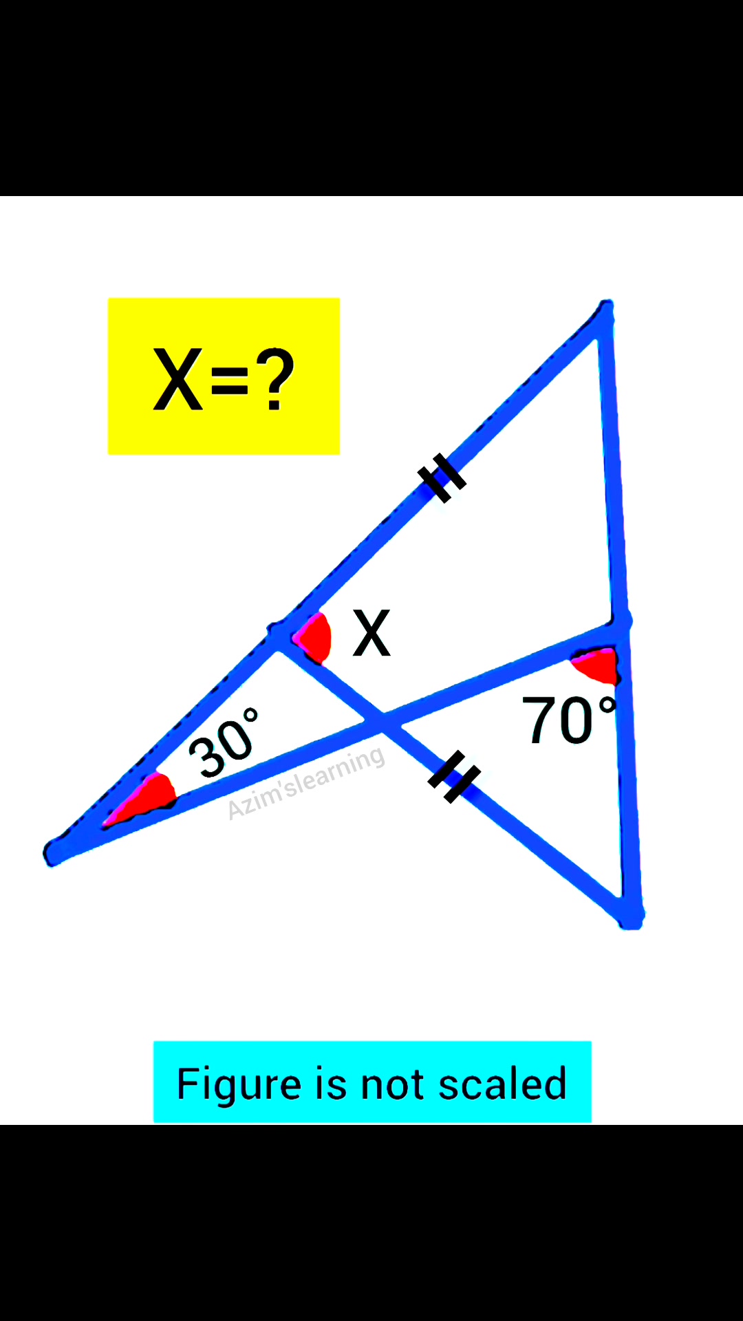 Solve for X #foryouシpage #BasicGeometry #GeometryChallenge # ...
