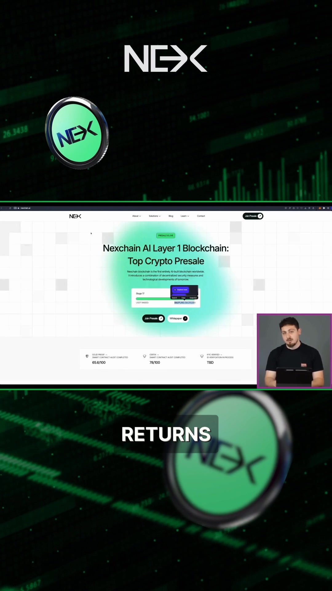 Nexchain just launched a 100% bonus offer on every token purchase - for ...