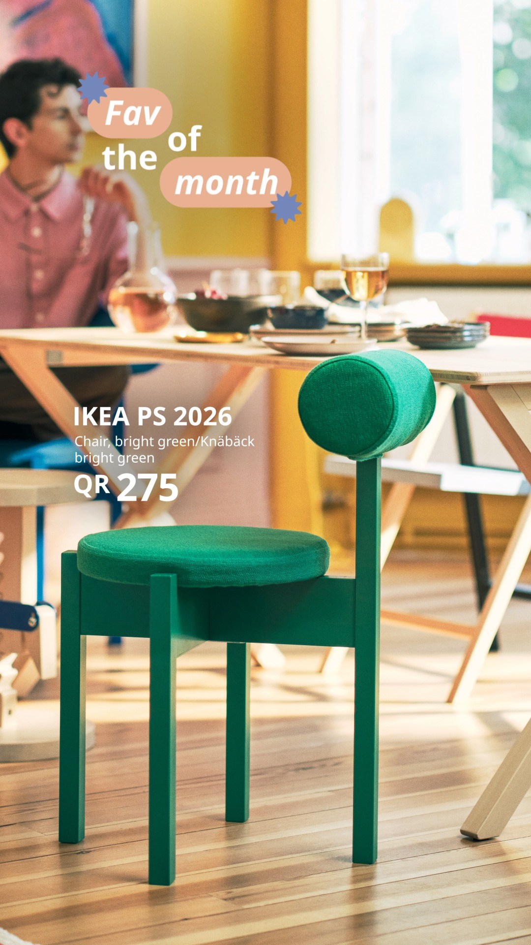A chair that is impossible to ignore 💚✨ Your Favourite of the